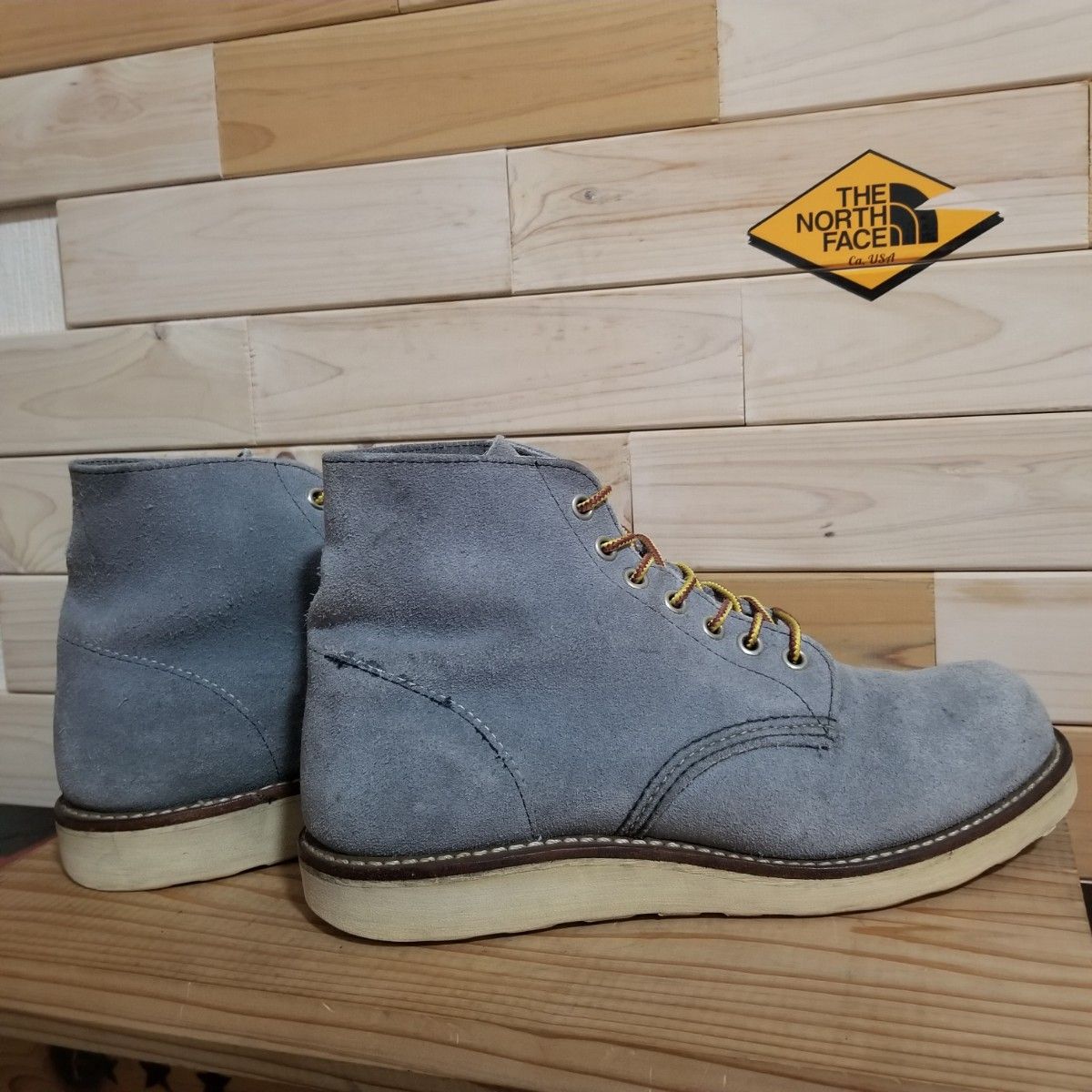 美品 希少色 廃盤 レッドウィング 8144 スエード スレートブルー 25 0
