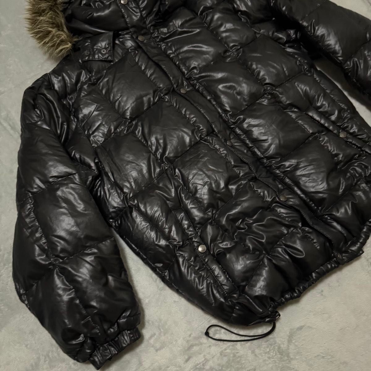 AIRWALK y2k 平成 光沢 ギャル お兄系 ファー ダウンジャケット ダウン