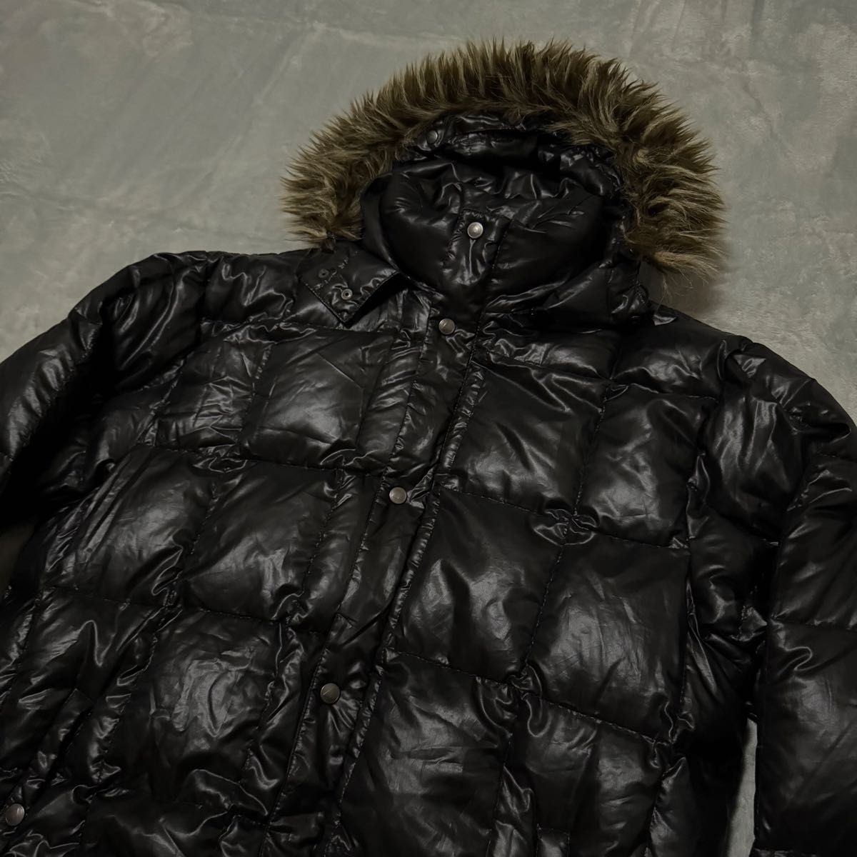 AIRWALK y2k 平成 光沢 ギャル お兄系 ファー ダウンジャケット ダウン