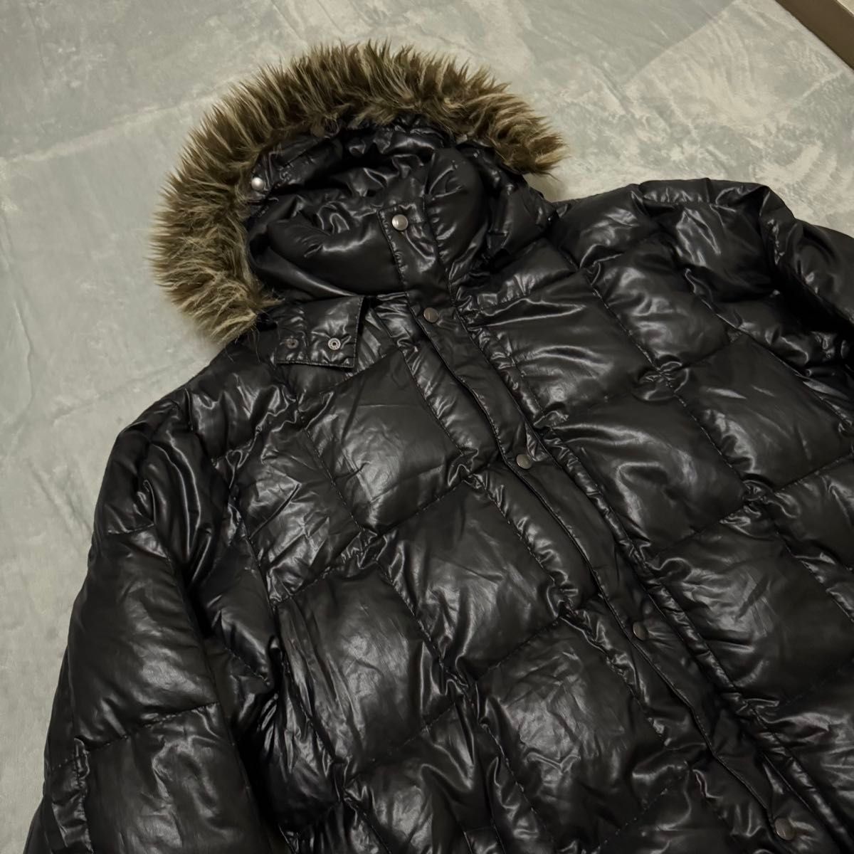 AIRWALK y2k 平成 光沢 ギャル お兄系 ファー ダウンジャケット ダウン