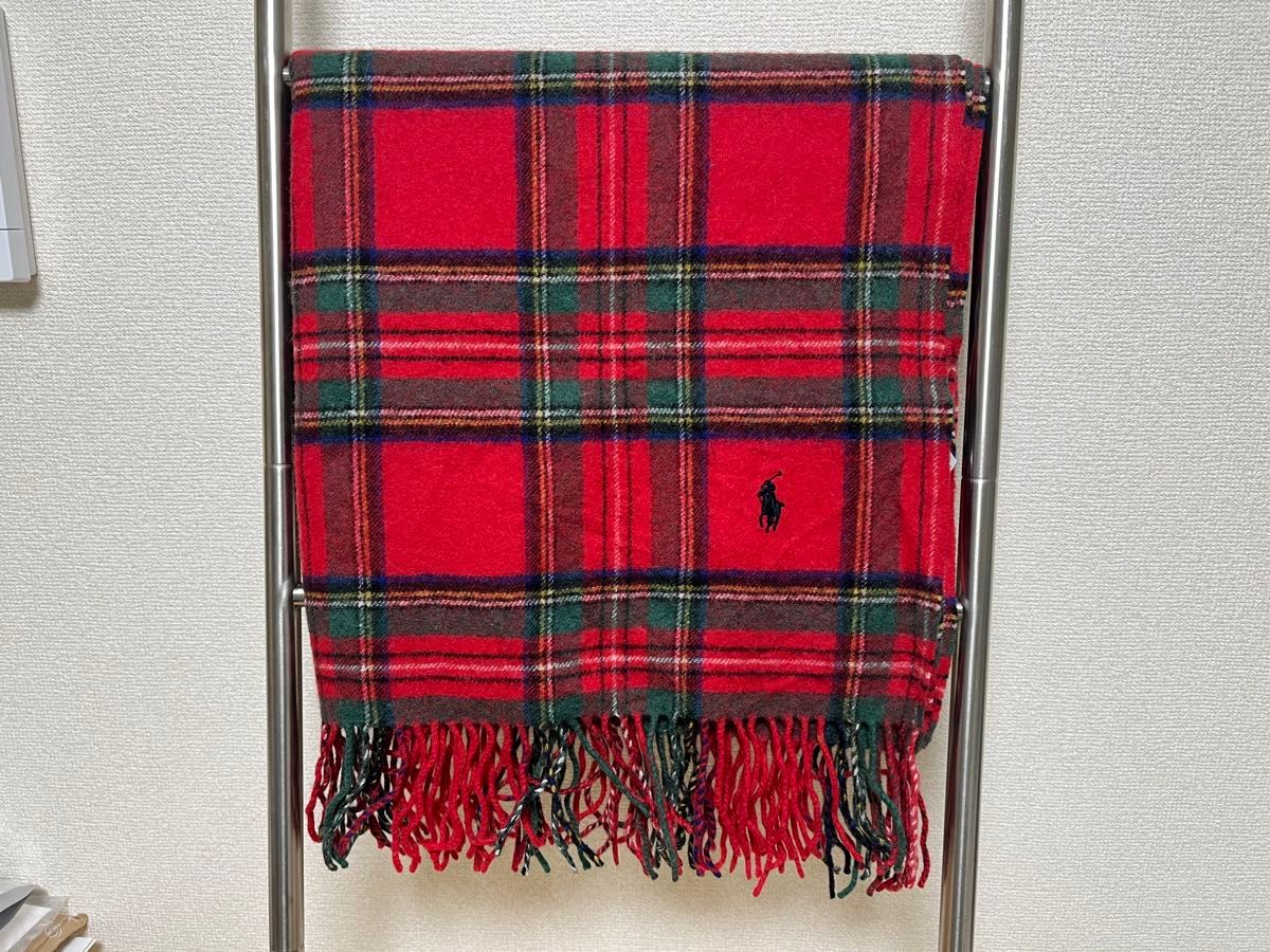 ラルフローレン バッファローチェックひざ掛け 日本製】 ラルフ