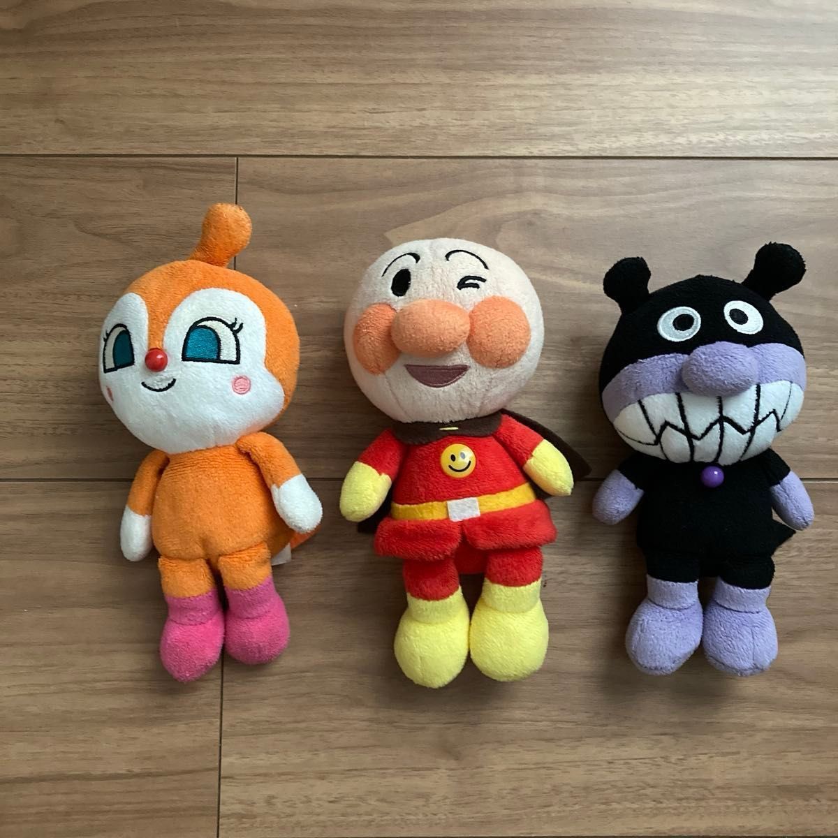 アンパンマン プリちぃビーンズ ぬいぐるみ 3個セット ドキンちゃん ば