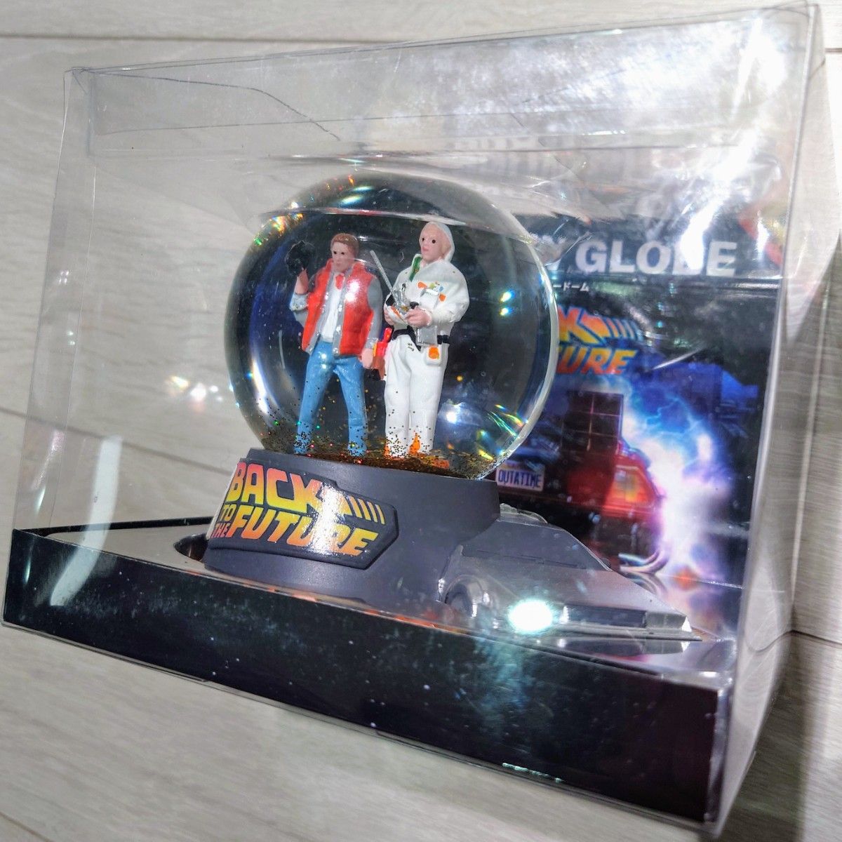 ラスト 超希少 バックトゥザフューチャー スノードーム デロリアン