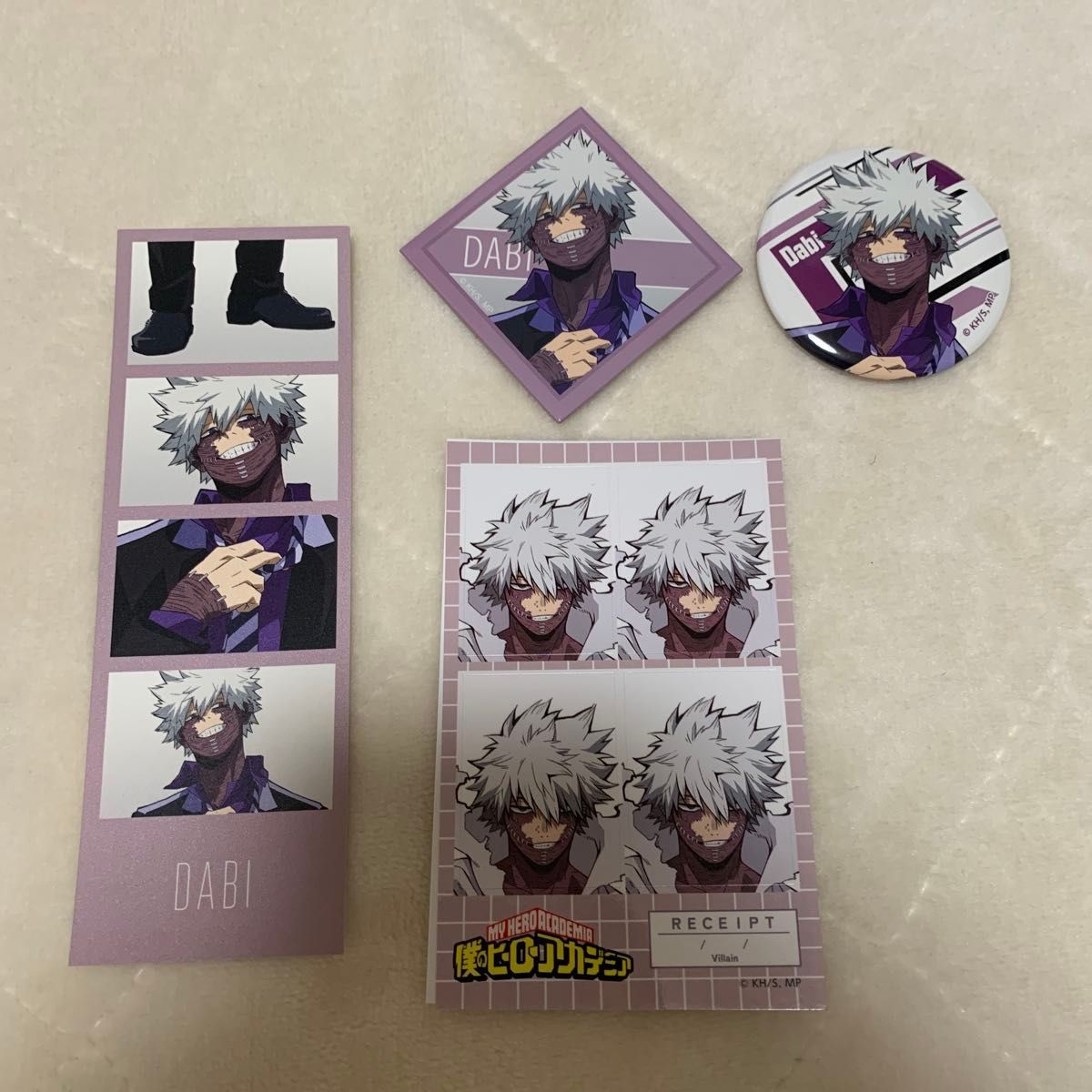 僕のヒーローアカデミア ヒロアカ 荼毘 グッズセット 缶バッジ
