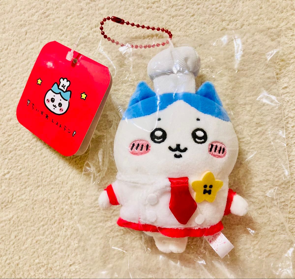 ちいかわレストラン コックさんなマスコット ハチワレ ぬいぐるみ