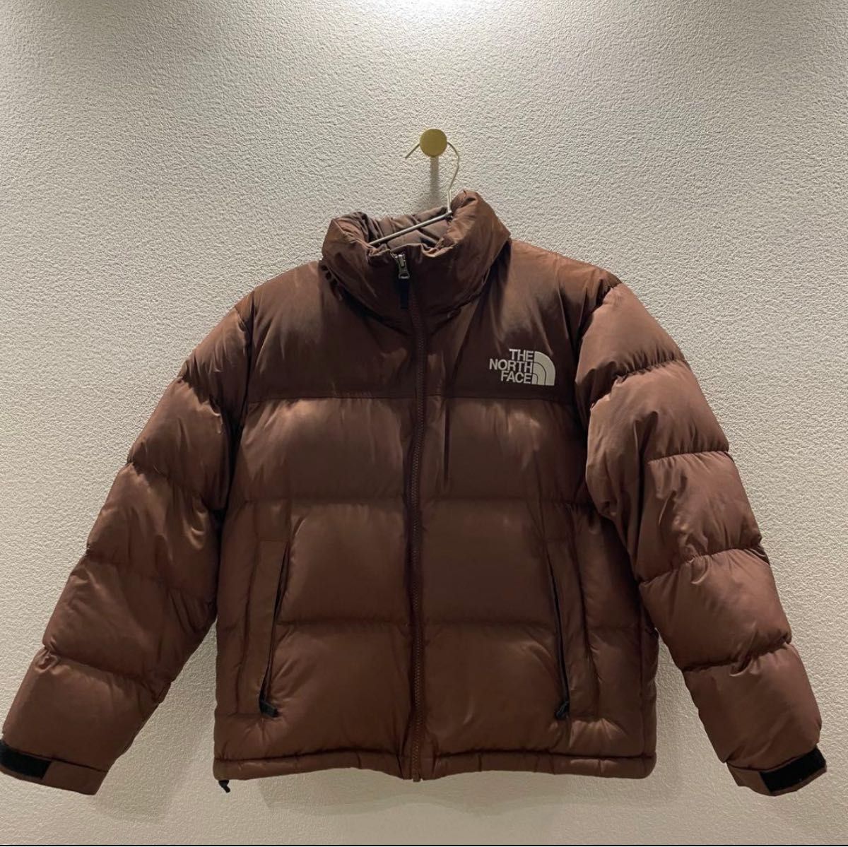 THE NORTH FACE ノースフェイス ブラウン ダークオーク ヌプシ ダウン