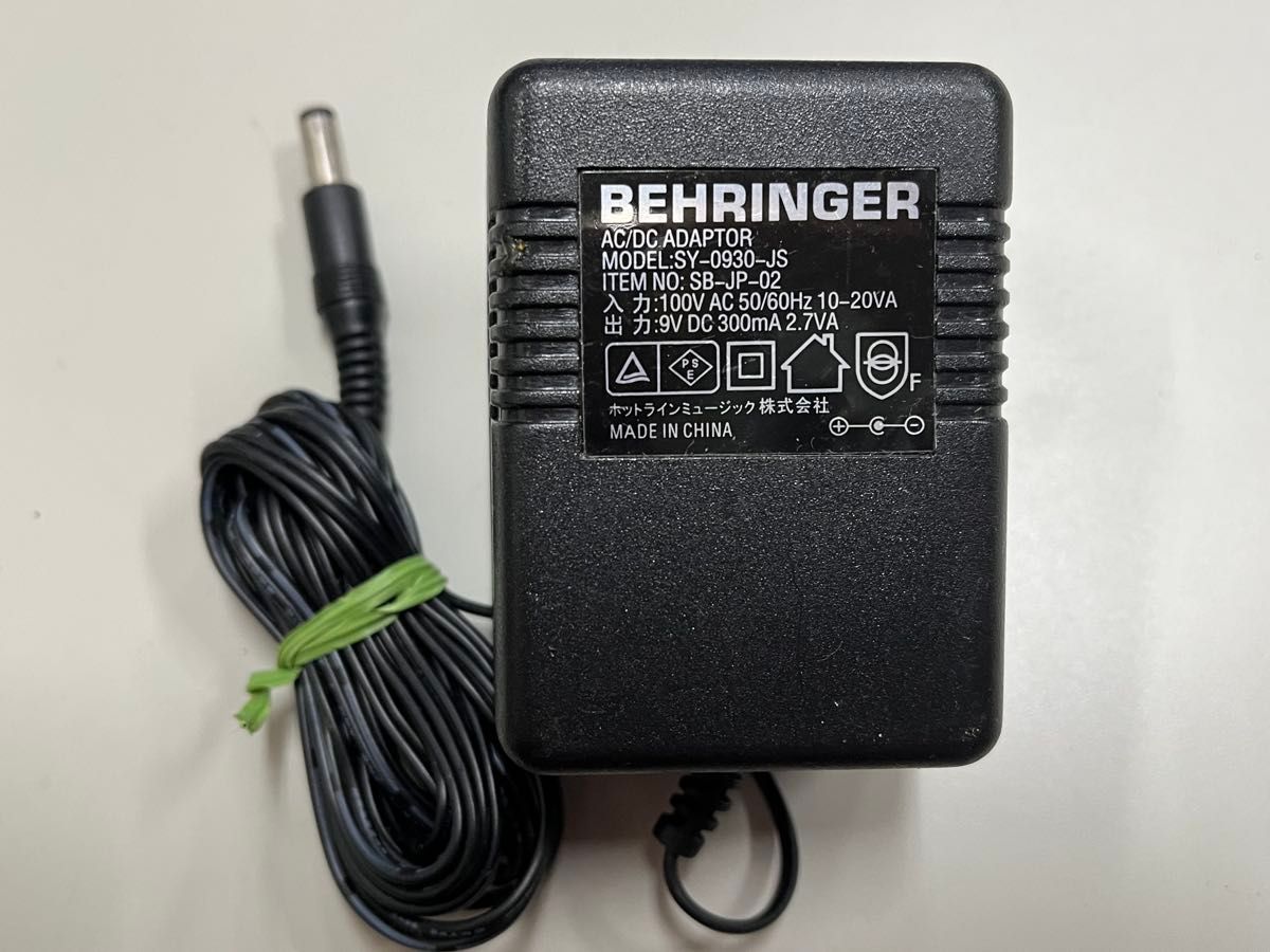 BEHRINGER ベリンガー 純正 ACアダプター SY-0930-JS｜Yahoo!フリマ