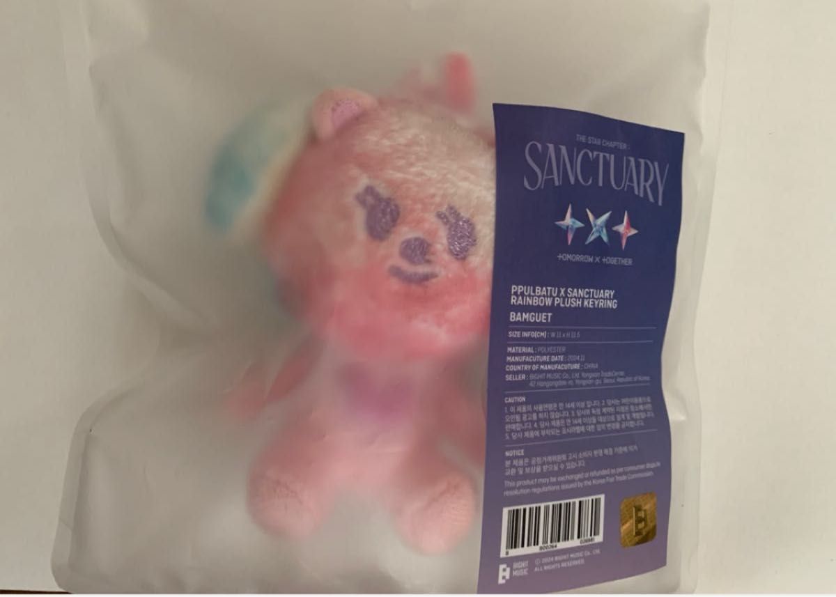 TXT ボムギュ キーリング プルバトゥ バムグッ レインボー sanctuary