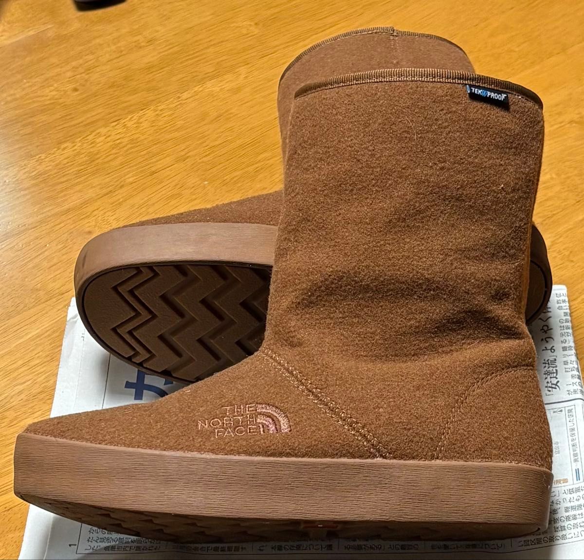 ノースフェイス ムートンブーツ ブラウン 24㎝｜Yahoo!フリマ（旧