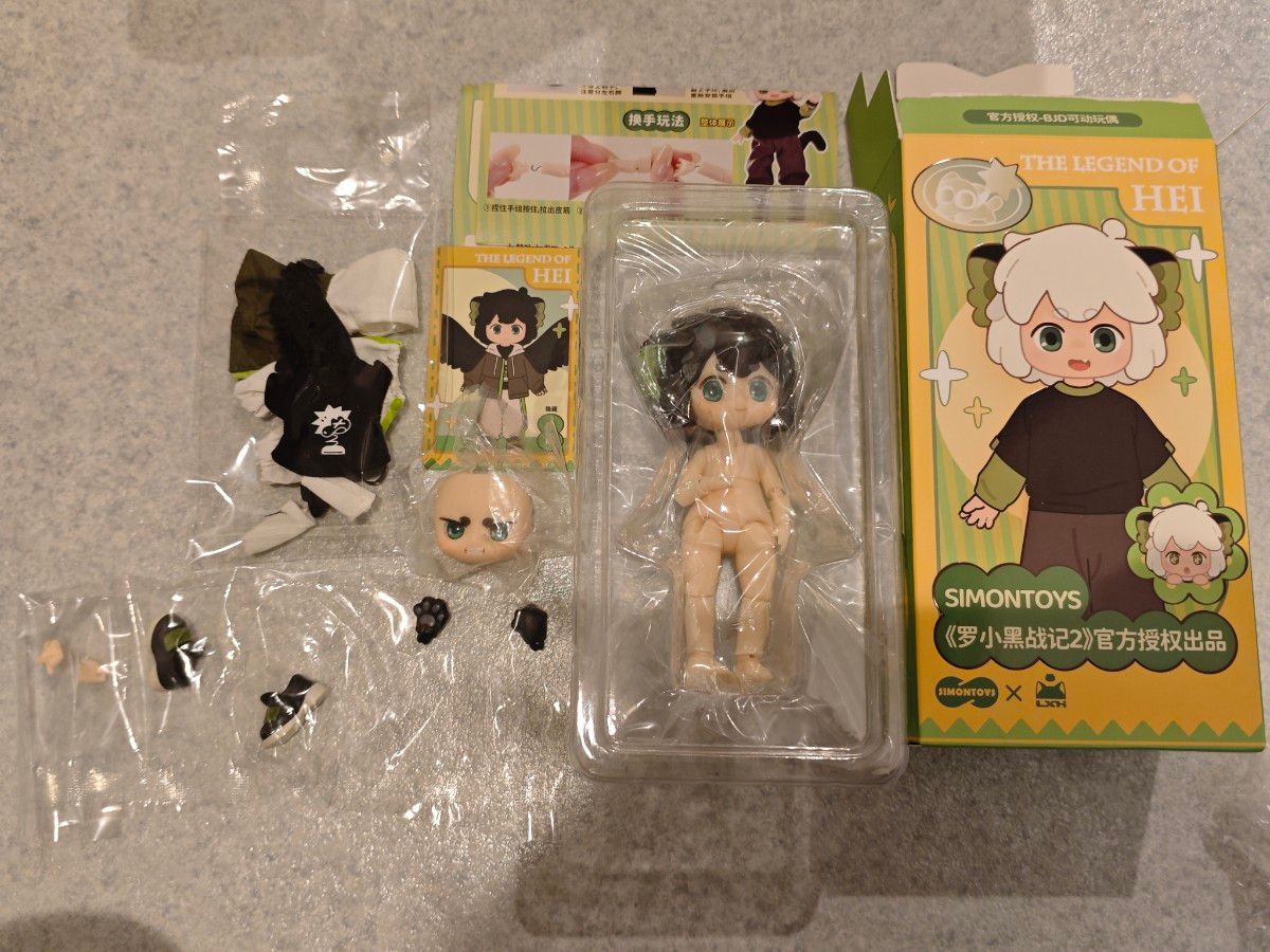 当日発送 特典カード付き 羅小黒戦記2 BJD可動フィギュア シークレット