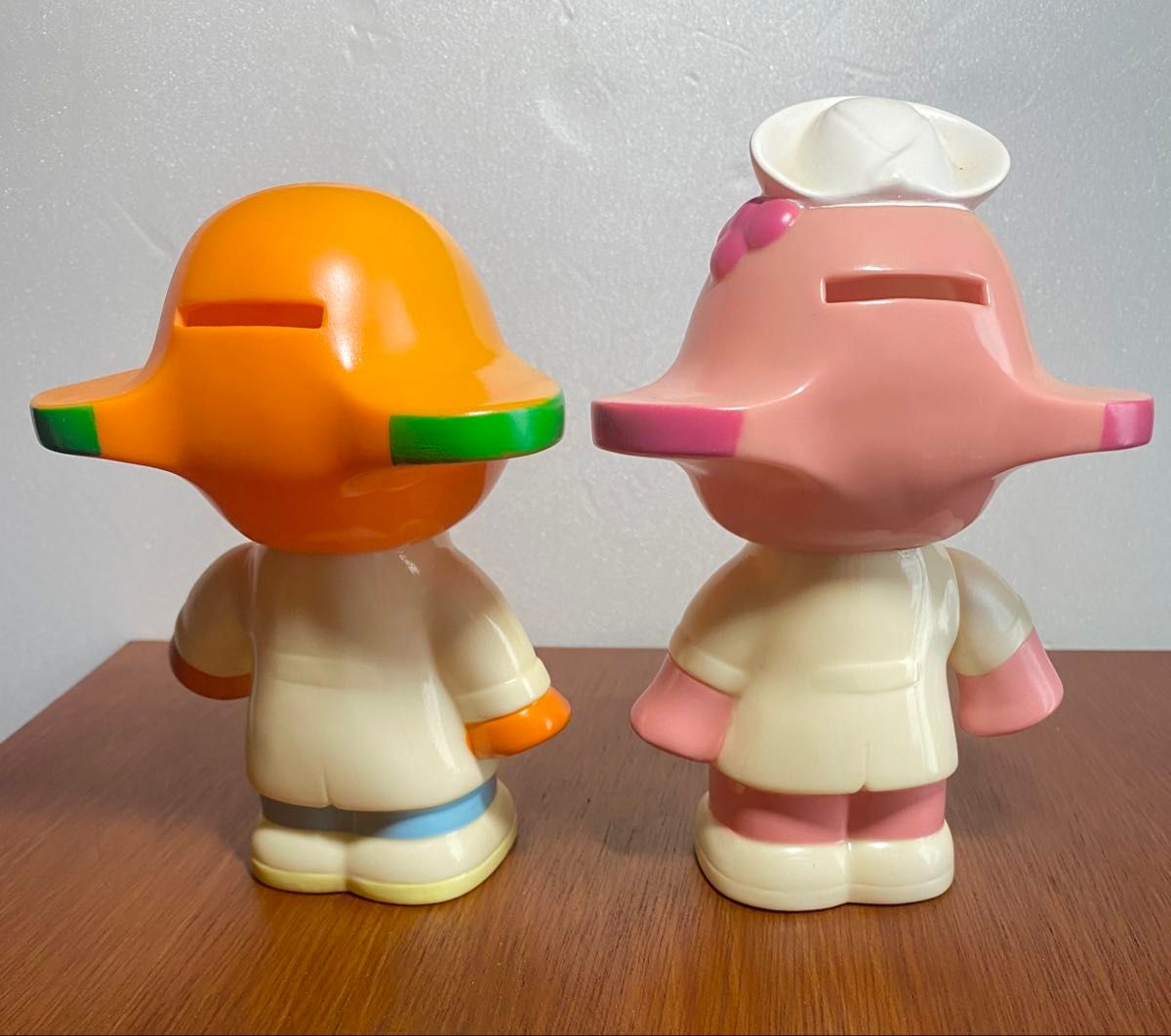 サトちゃん サト子ちゃん貯金箱タイプフィギュア2体セット 非売品 貯金