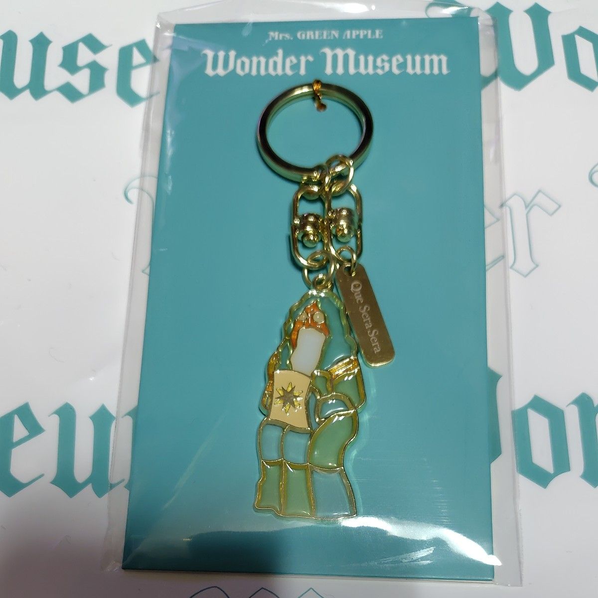 美品 Mrs GREEN APPLE Wonder Museum ステンドグラスキーホルダー
