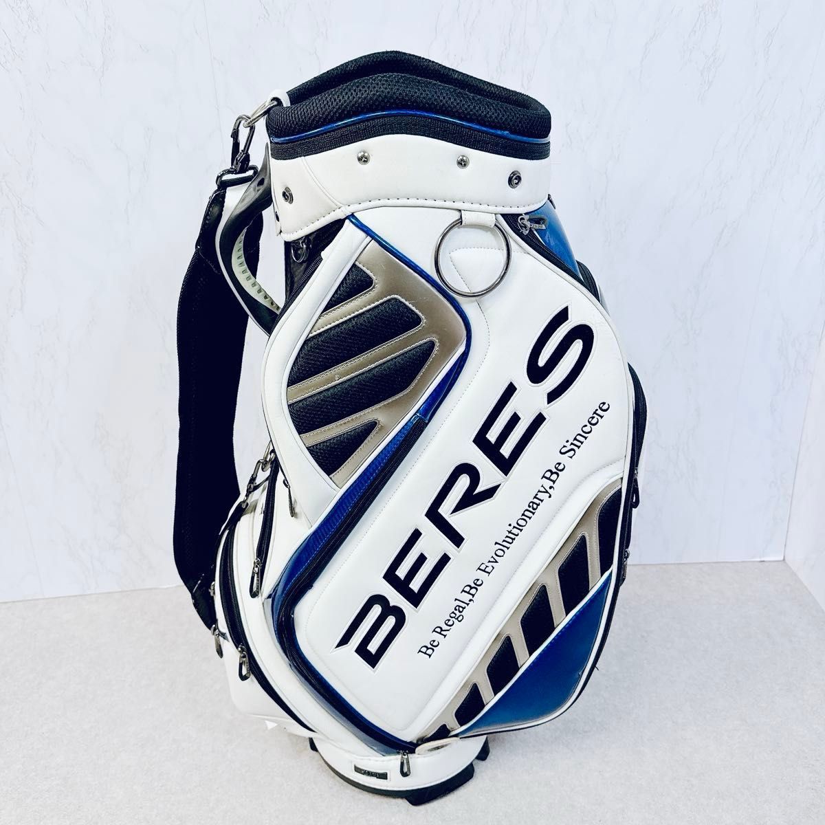 HONMA ホンマ ゴルフ BERES キャディバッグ ホワイト｜Yahoo!フリマ