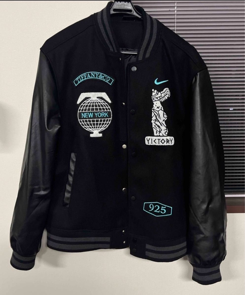 NIKE × Tiffany & Co バーシティジャケット スタジャン｜Yahoo!フリマ