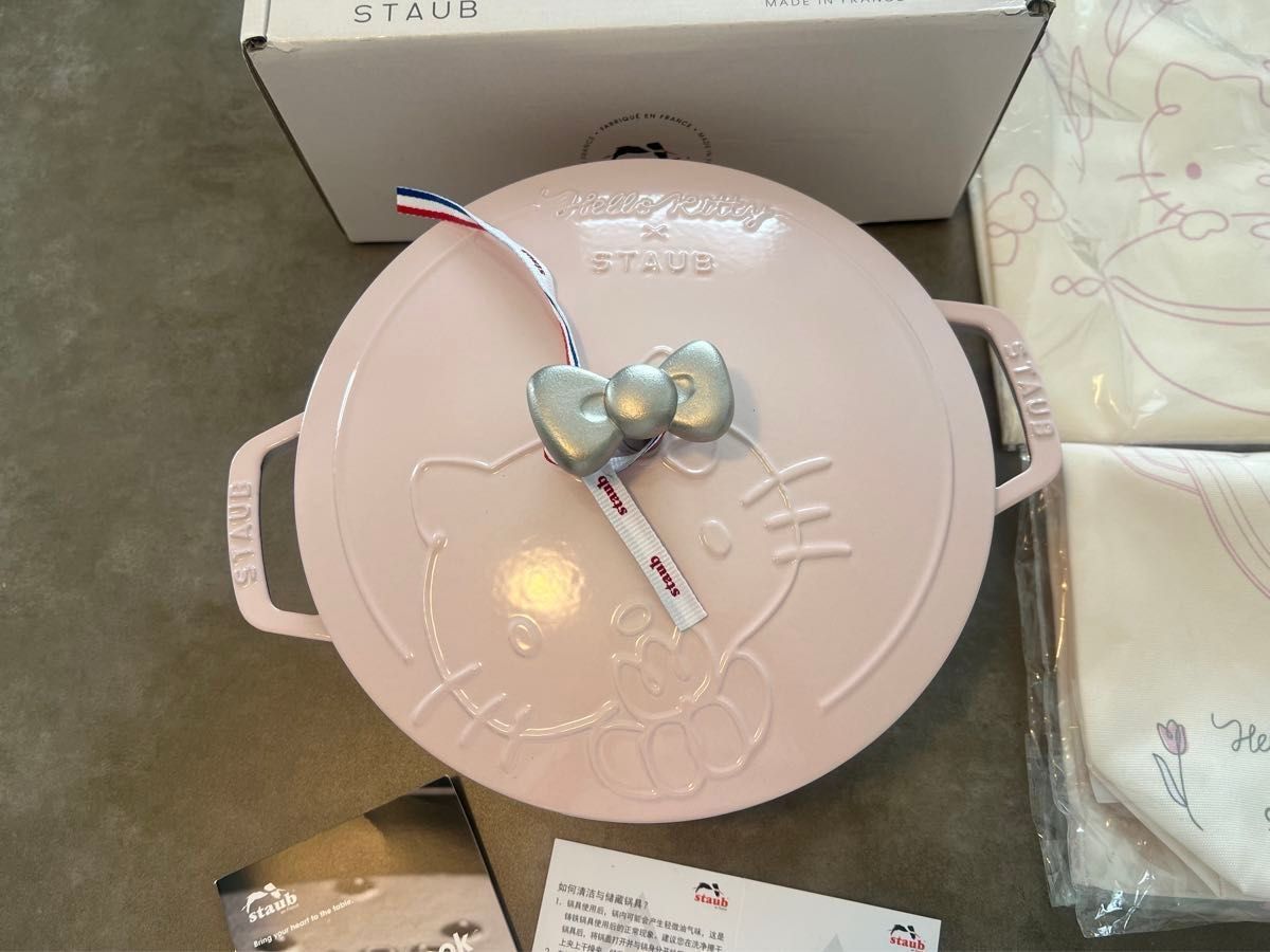 即日発送 新品 日本未発売海外限定 ストウブ ハローキティコラボ