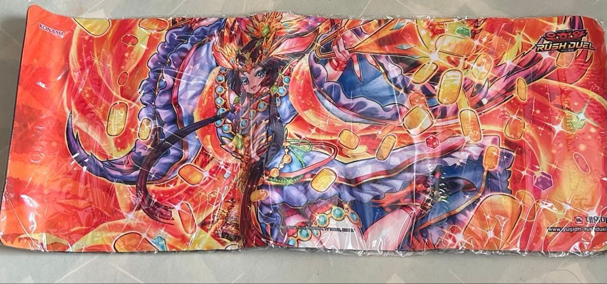 遊戯王ラッシュデュエル 韓国限定 七宝神－良財 ハーフプレイマット