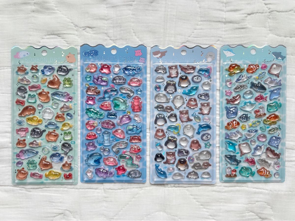 ボンボンドロップシール 水族館限定 4種セット｜Yahoo!フリマ（旧