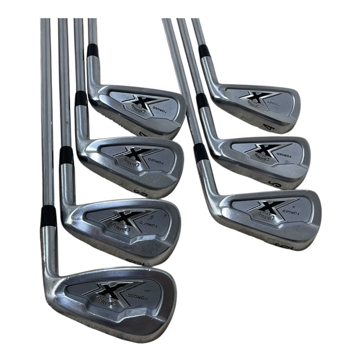 キャロウェイ X FORGED 2007 アイアン 4-P 7本 モーダス 120 X 初心者