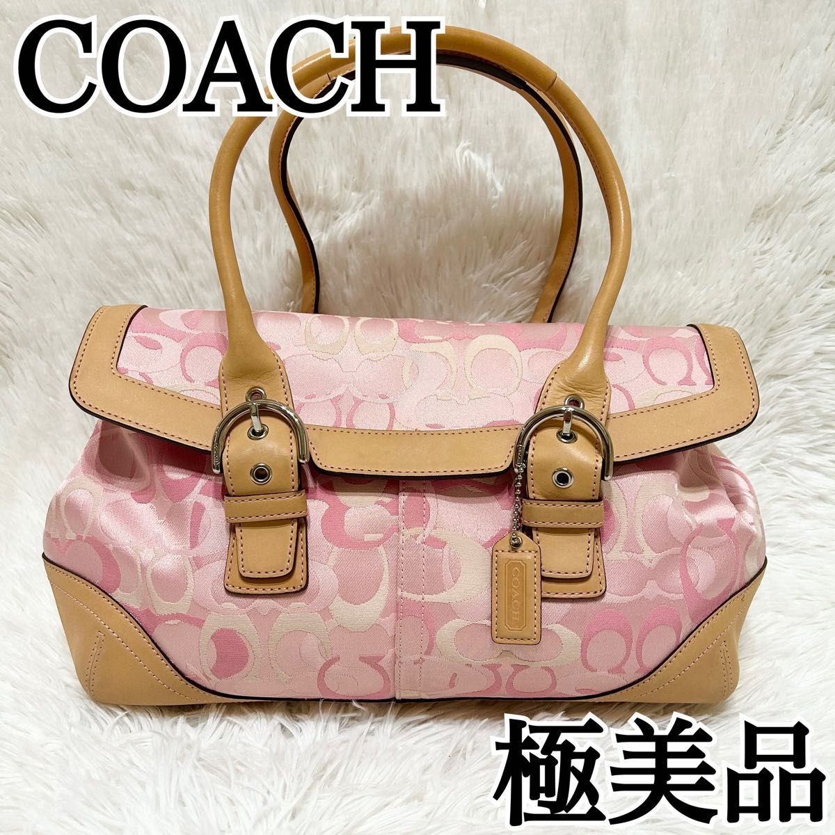 極美品】COACH ショルダーバッグ ソーホー SOHO 肩掛け y2k ピンク