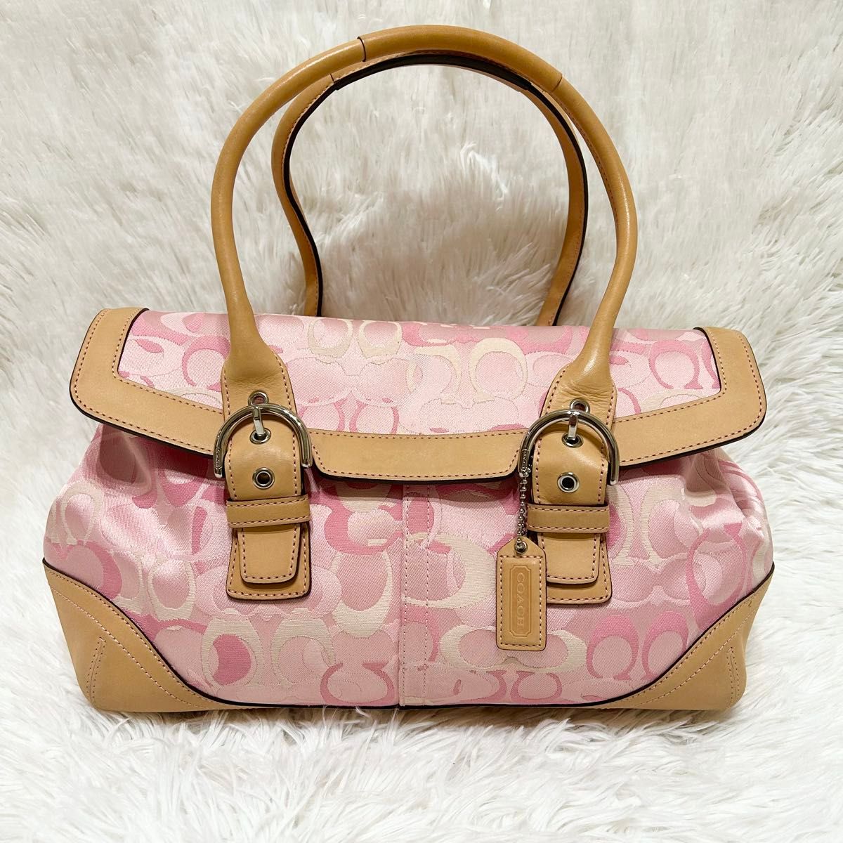 極美品】COACH ショルダーバッグ ソーホー SOHO 肩掛け y2k ピンク