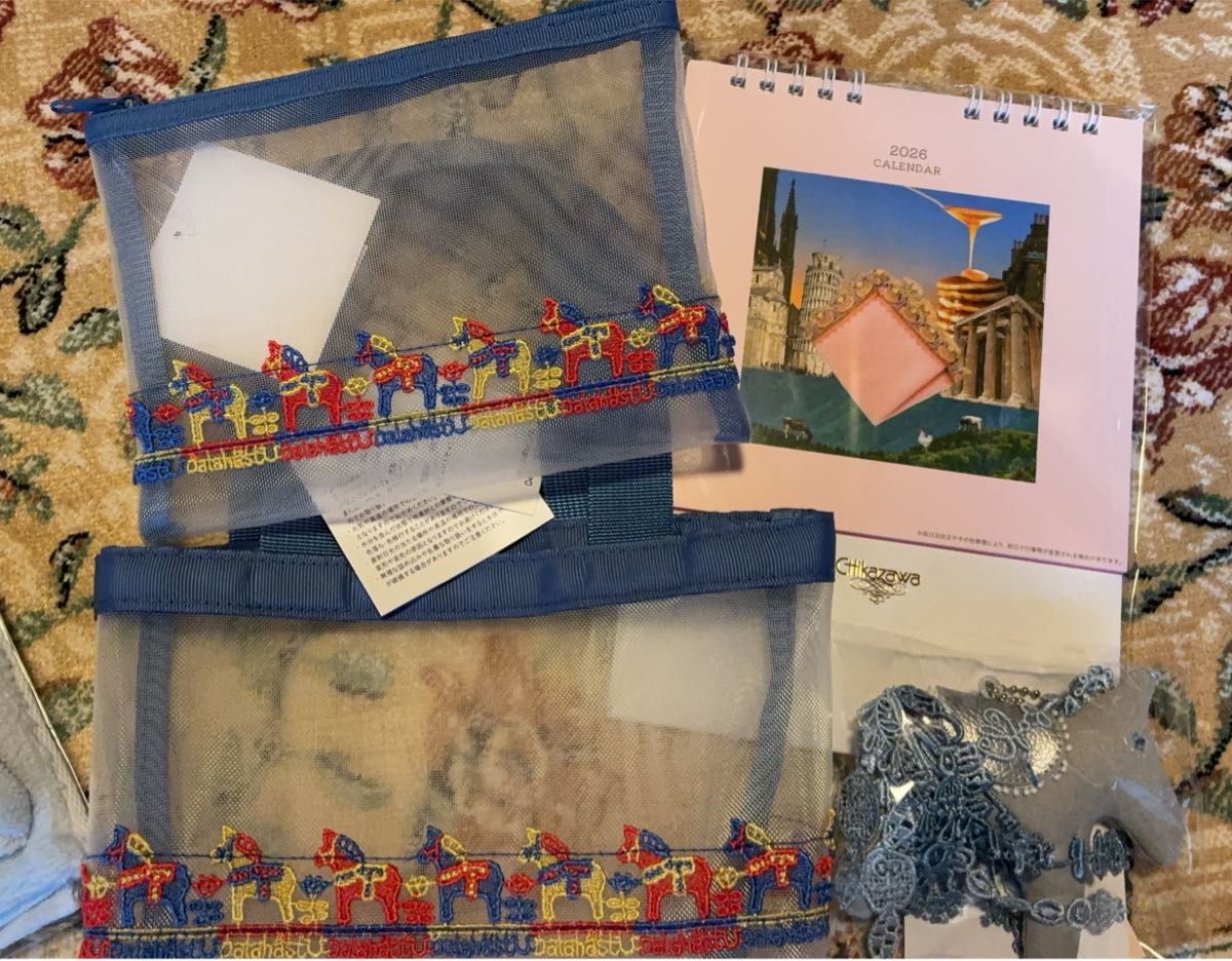 新品 近沢レース店 近澤レース 福袋 2026 馬 ハッピーバッグ ハンカチ