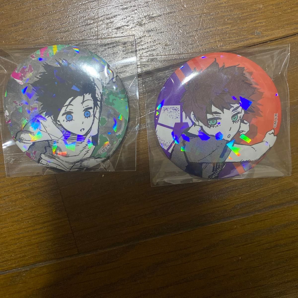 ブルーロック マズル ホログラム 缶バッジ 糸師凛 冴 原作 11点 ブルー