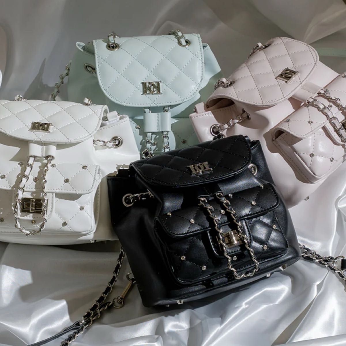 Darich キルティングビジューミニリュック ブラック｜Yahoo!フリマ（旧