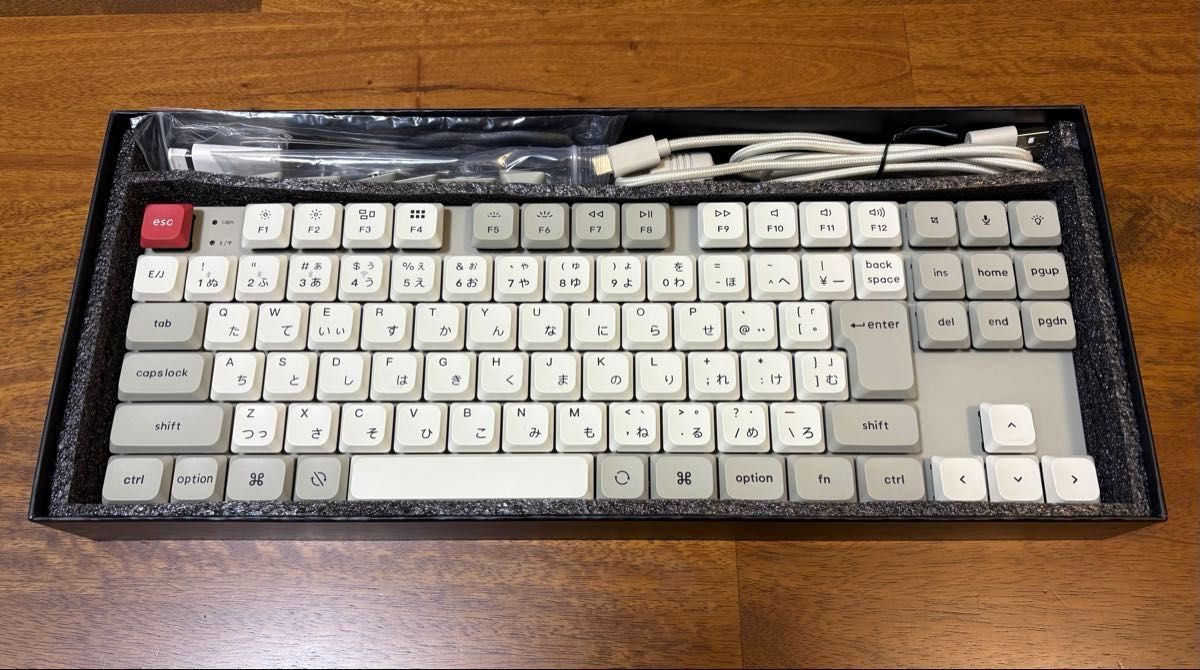 最終 価格相談不可 キークロンKeychronK1MaxRetroカラーQMKバナナ軸