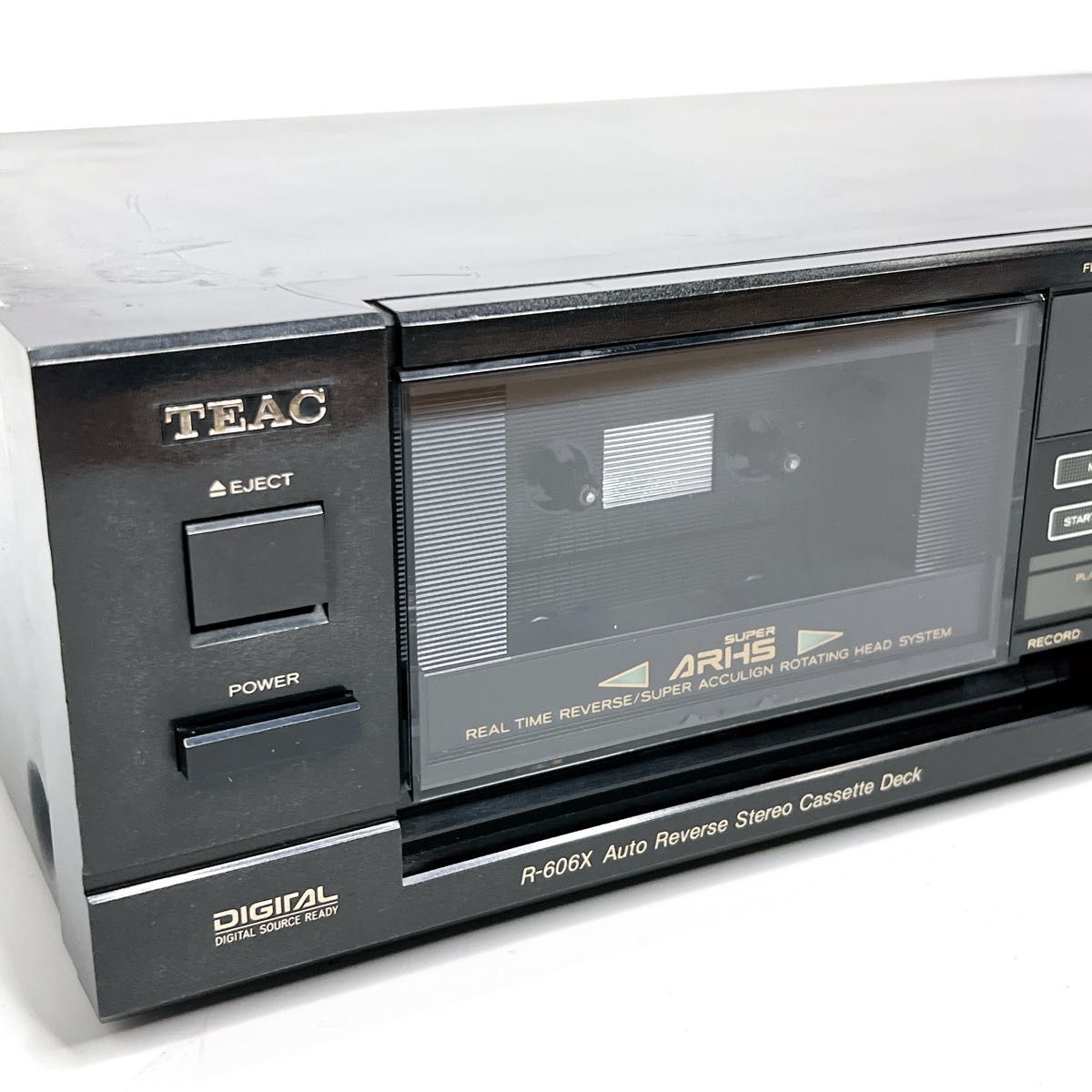 良品・動作品】 TEAC R-606X カセットデッキ ティアック 再生OK オート