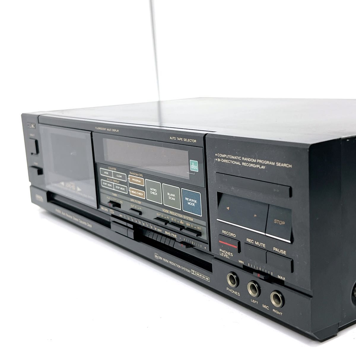 良品・動作品】 TEAC R-606X カセットデッキ ティアック 再生OK オート