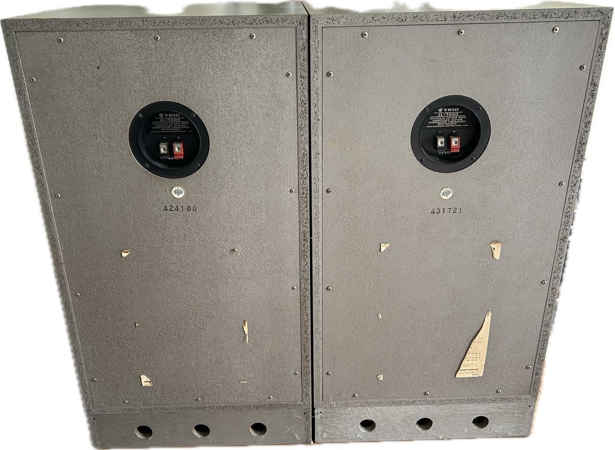 TRIO トリオ 3WAYスピーカー JL-7000 ペア レトロ ケンウッド 動品