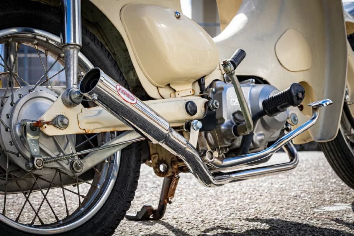 数量限定 HMS ラッドショット アップ マフラー ホンダ スーパーカブ50