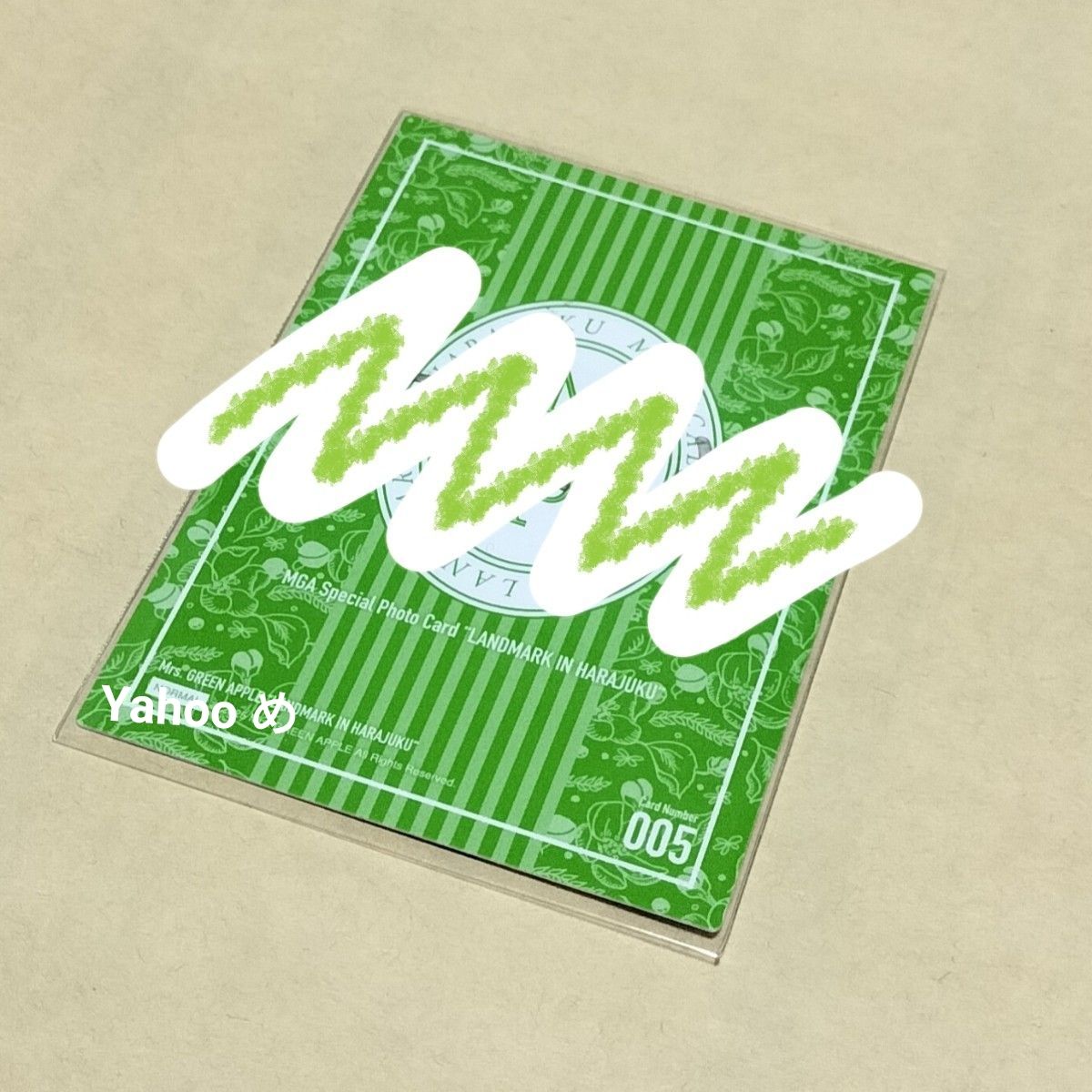 Mrs GREEN APPLE ミセス MGA LANDMARK IN HARAJUKU 大森元貴 直筆