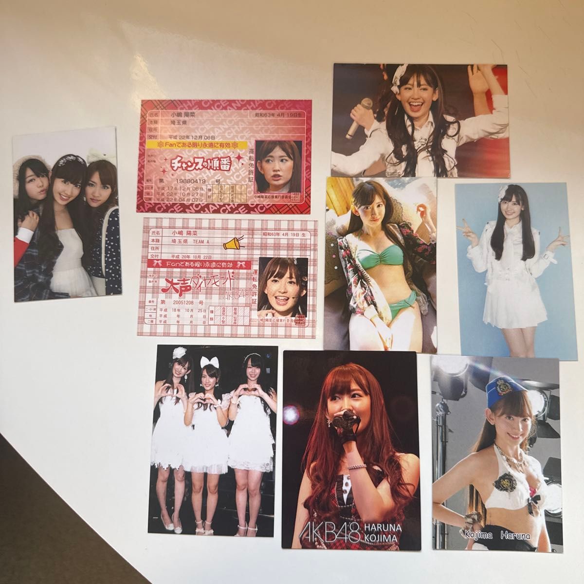 小嶋陽菜 AKB48 時代 生写真 まとめ売り ハートエレキ ステッカー