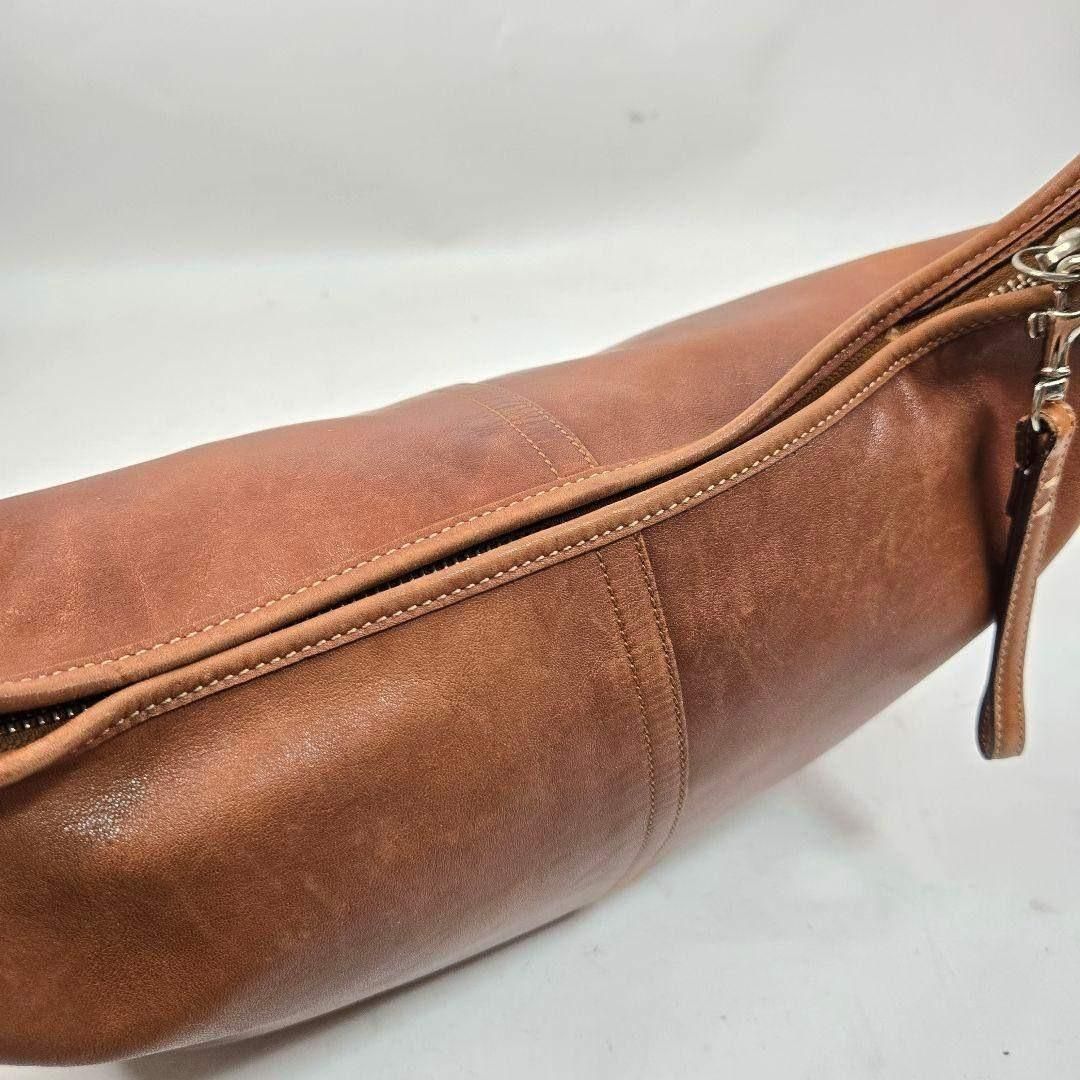 COACH エルゴ ホーボー ワンショルダーバッグ レザー ハーフムーン型