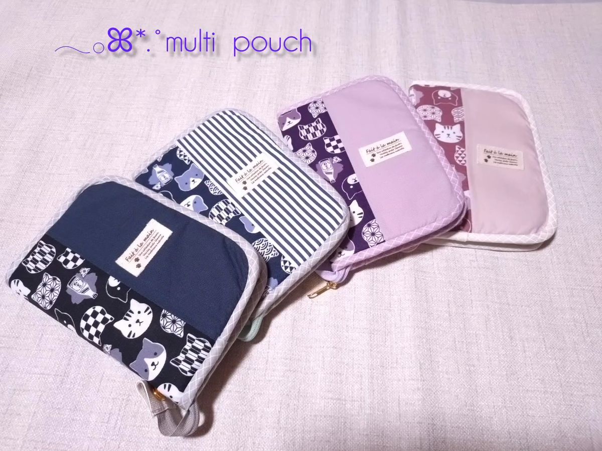 新品 002 ファミリア 母子手帳ケース 赤チェック ポーチ｜Yahoo!フリマ