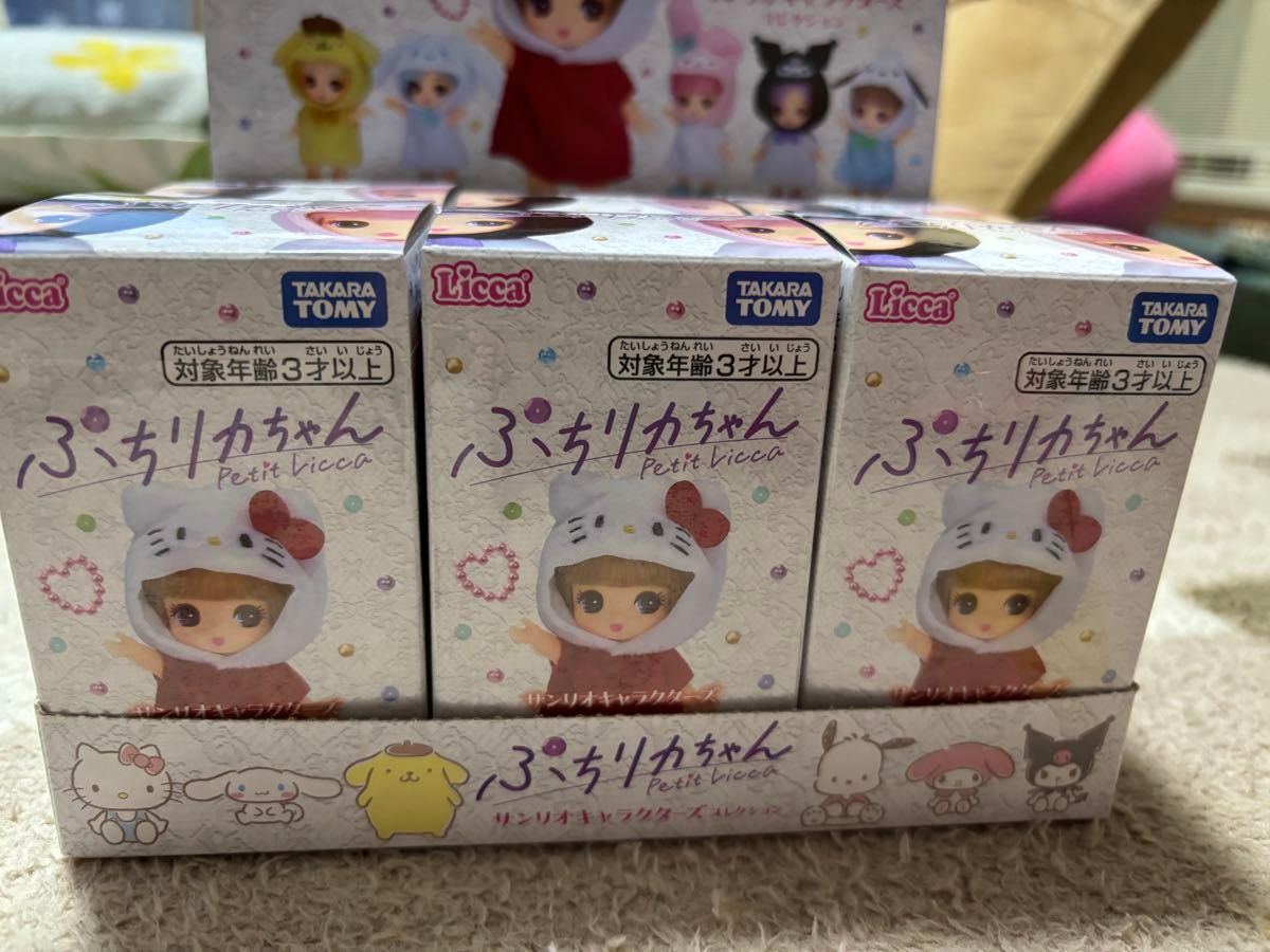ぷちリカちゃん サンリオキャラクターズコレクション 6個セット｜Yahoo