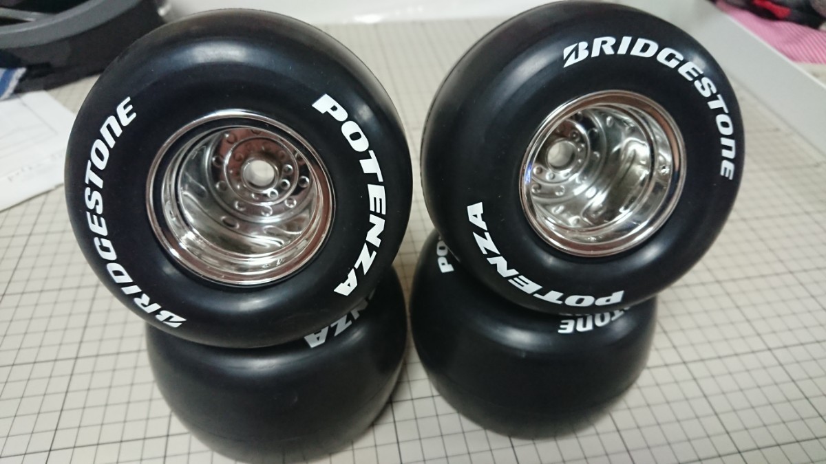 タミヤ スリックタイヤセット 1台分 ミッドナイトパンプキン ランチ