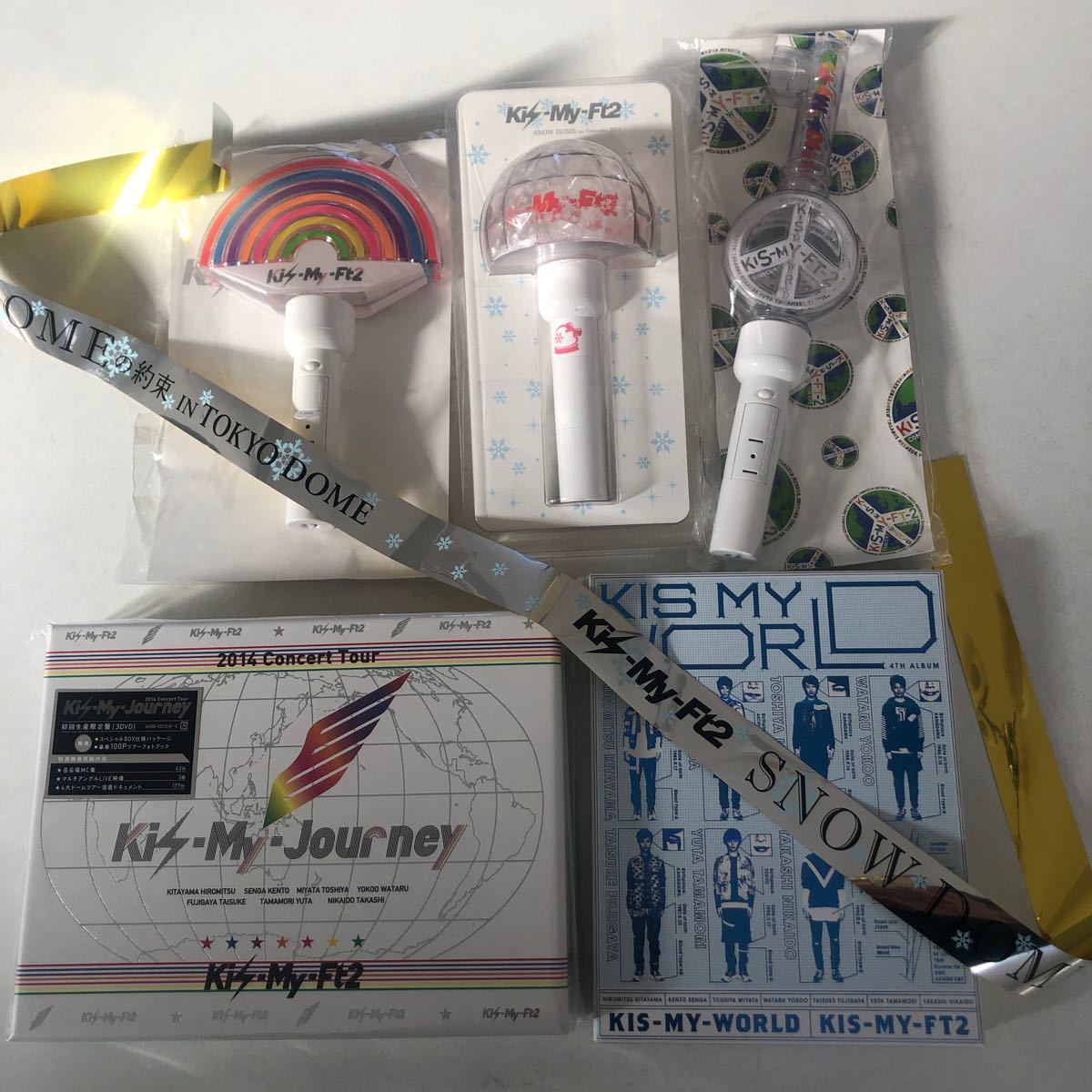 キスマイ DVD ペンライト 銀テープ セット Kis-My-Ft2｜Yahoo!フリマ