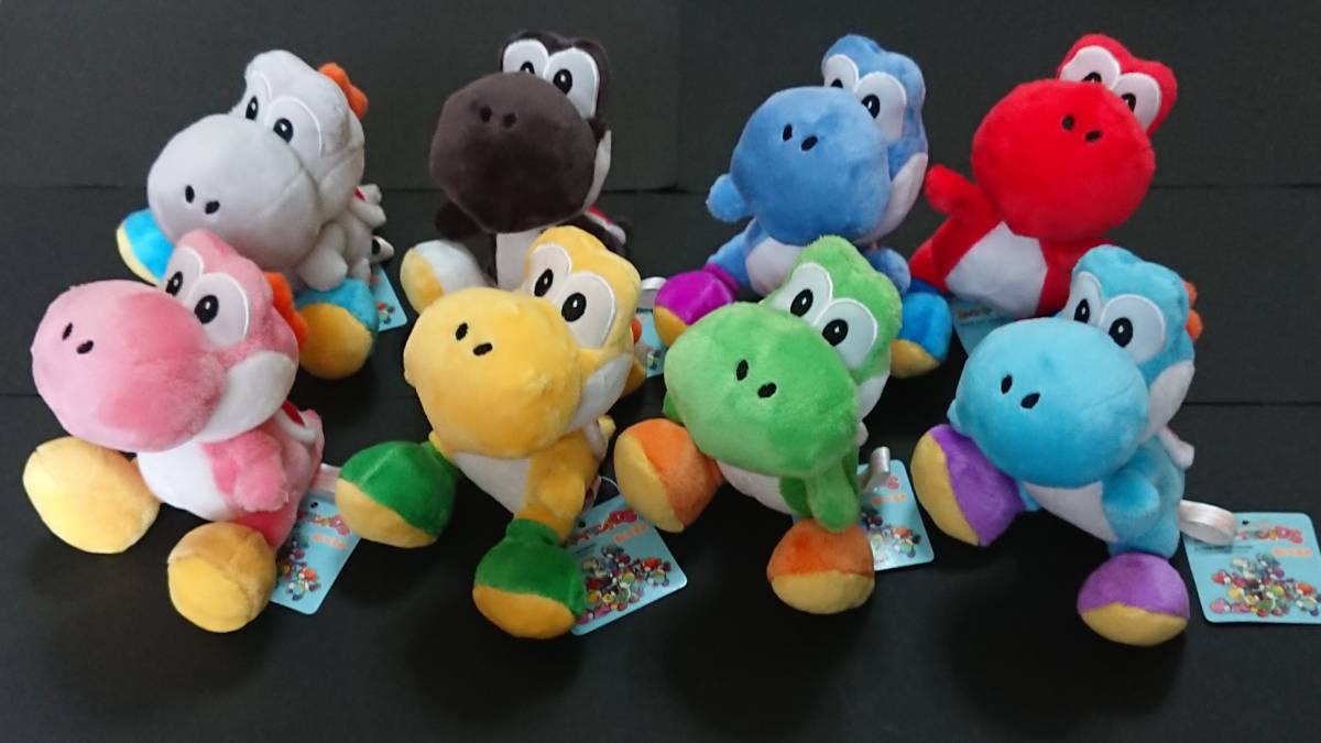 Yahoo!オークション - 三英 ヨッシーアイランドDS ぬいぐるみ SS 8種セ