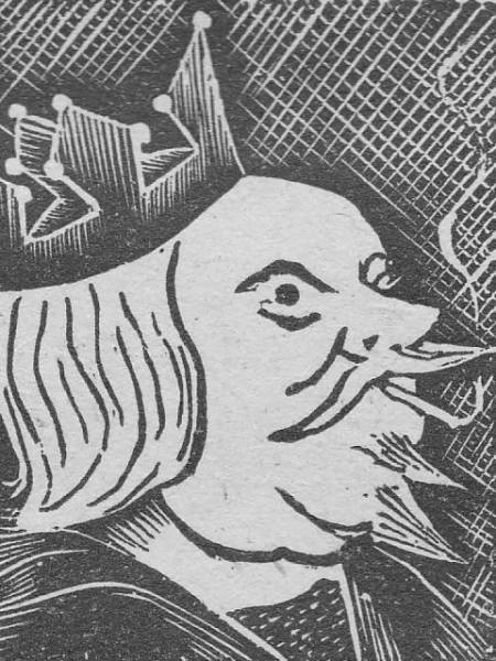 ポーゾル王の冒険」（1925年12月・初版) 藤田嗣治によるオリジナル木口