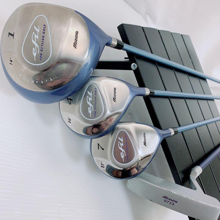 状態良好】MIZUNO efil レディースセット（10本）フレックスL 送料無料