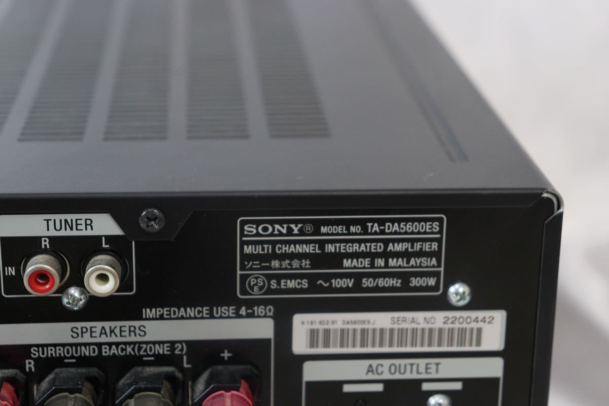 Yahoo!オークション - ソニー SONY TA-DA5600ES AVアンプ 7.1ch リモコ