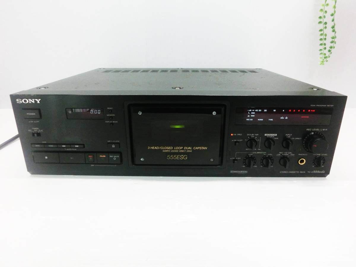 希少品 SONY ソニー TC-K555ESG テープ カセット レコーダー