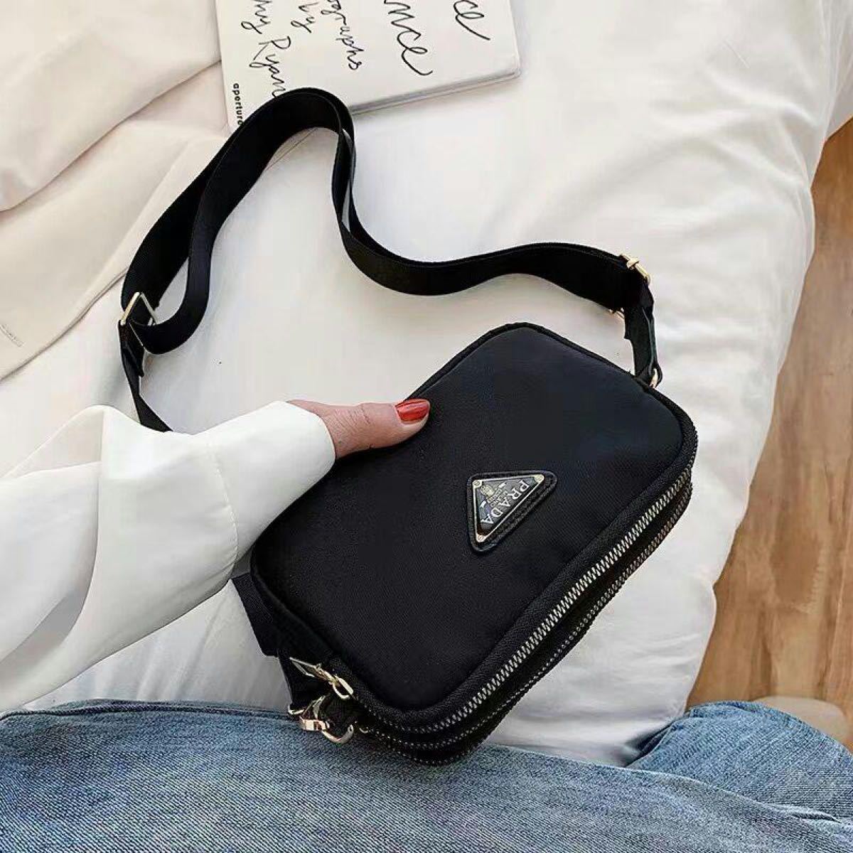 プラダ ノベルティ ショルダーバッグ ポーチ｜Yahoo!フリマ（旧PayPay