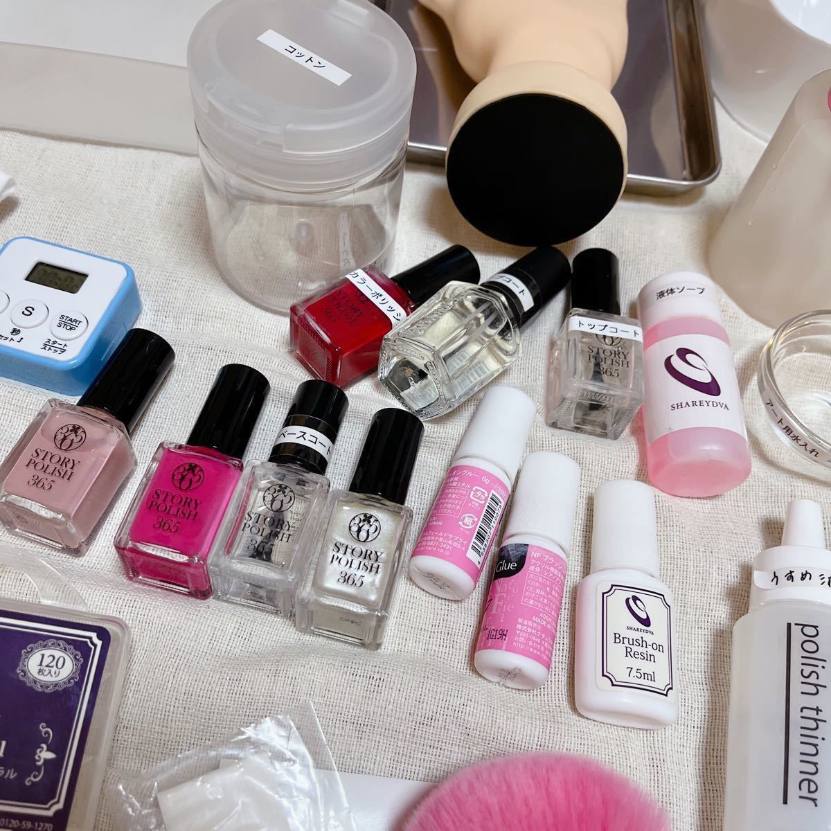 ネイリスト用品セット 2級まで取得可能 ネイリスト用品セット 2級まで