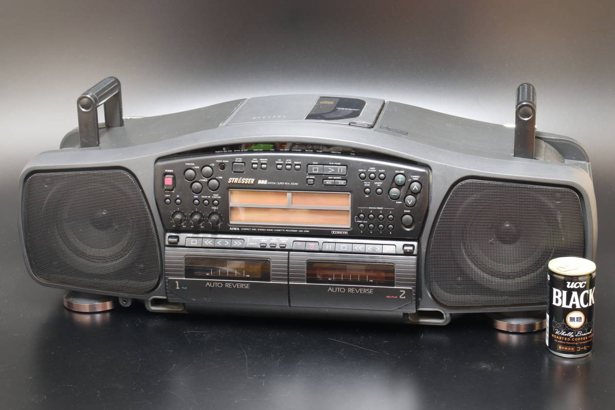 Yahoo!オークション - AIWA アイワ CDラジカセ CSD-XR90 ダブルカセッ