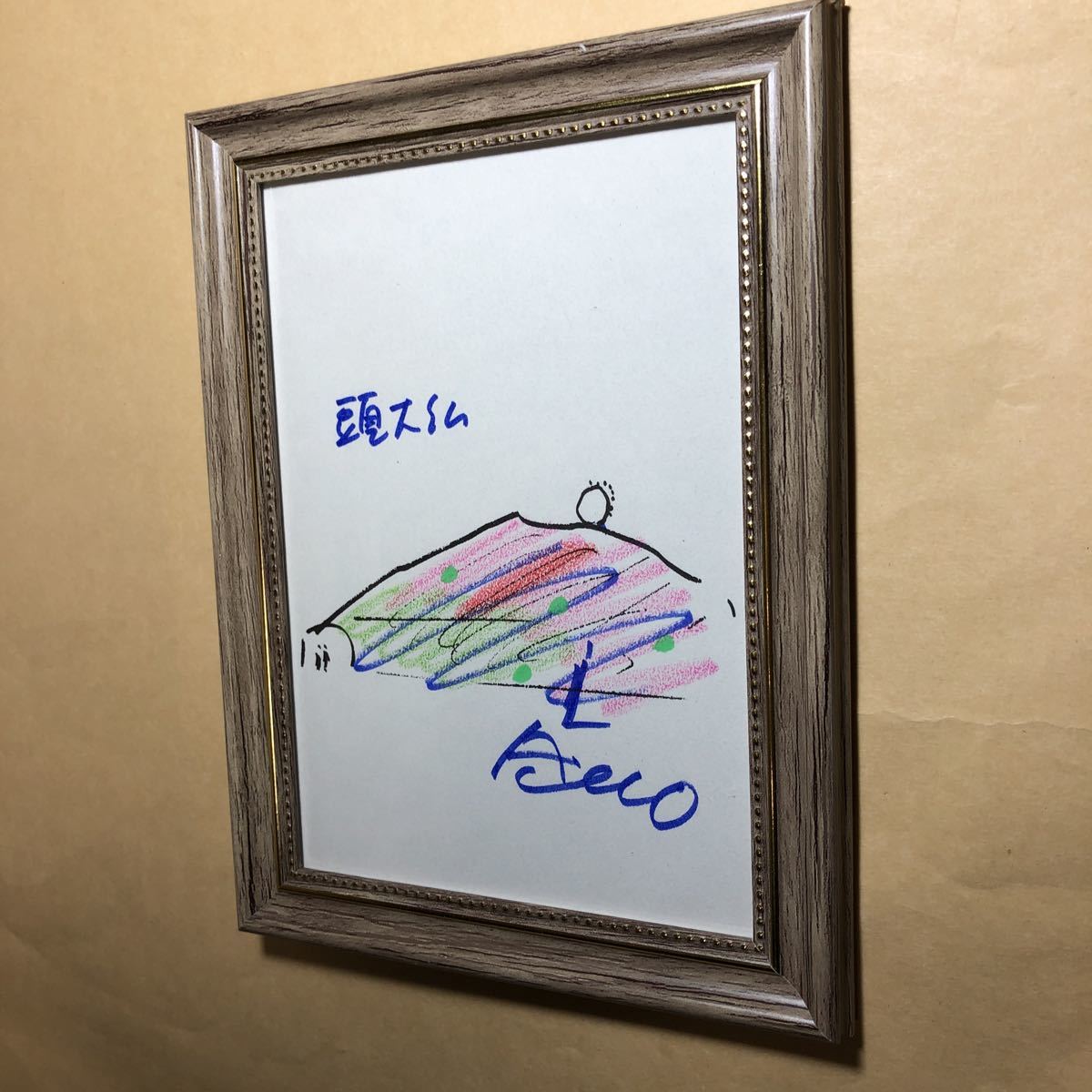 安藤忠雄 サイン・ドローイング 頭大仏｜Yahoo!フリマ（旧PayPayフリマ）