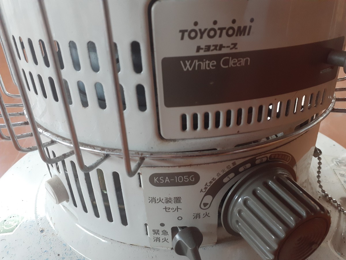 トヨトミ 丸型 ダルマ 石油ストーブ KSA-105G 芯 新品交換済｜Yahoo