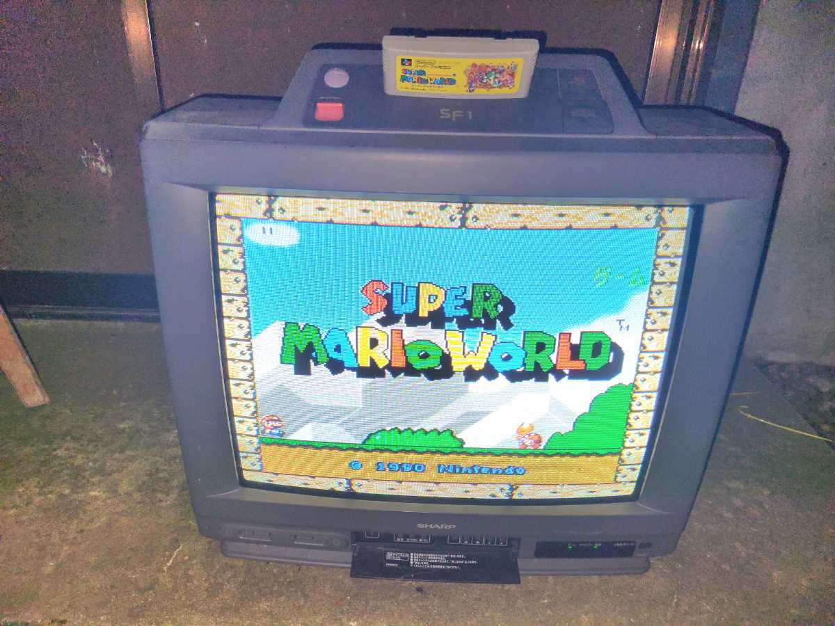 Yahoo!オークション - SHARP シャープ スーパーファミコン内蔵 一体型